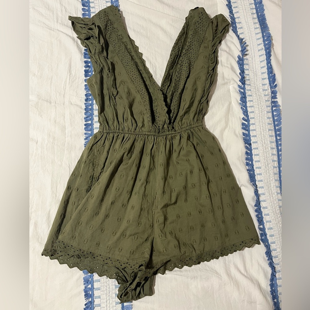 Green American Eagle romper